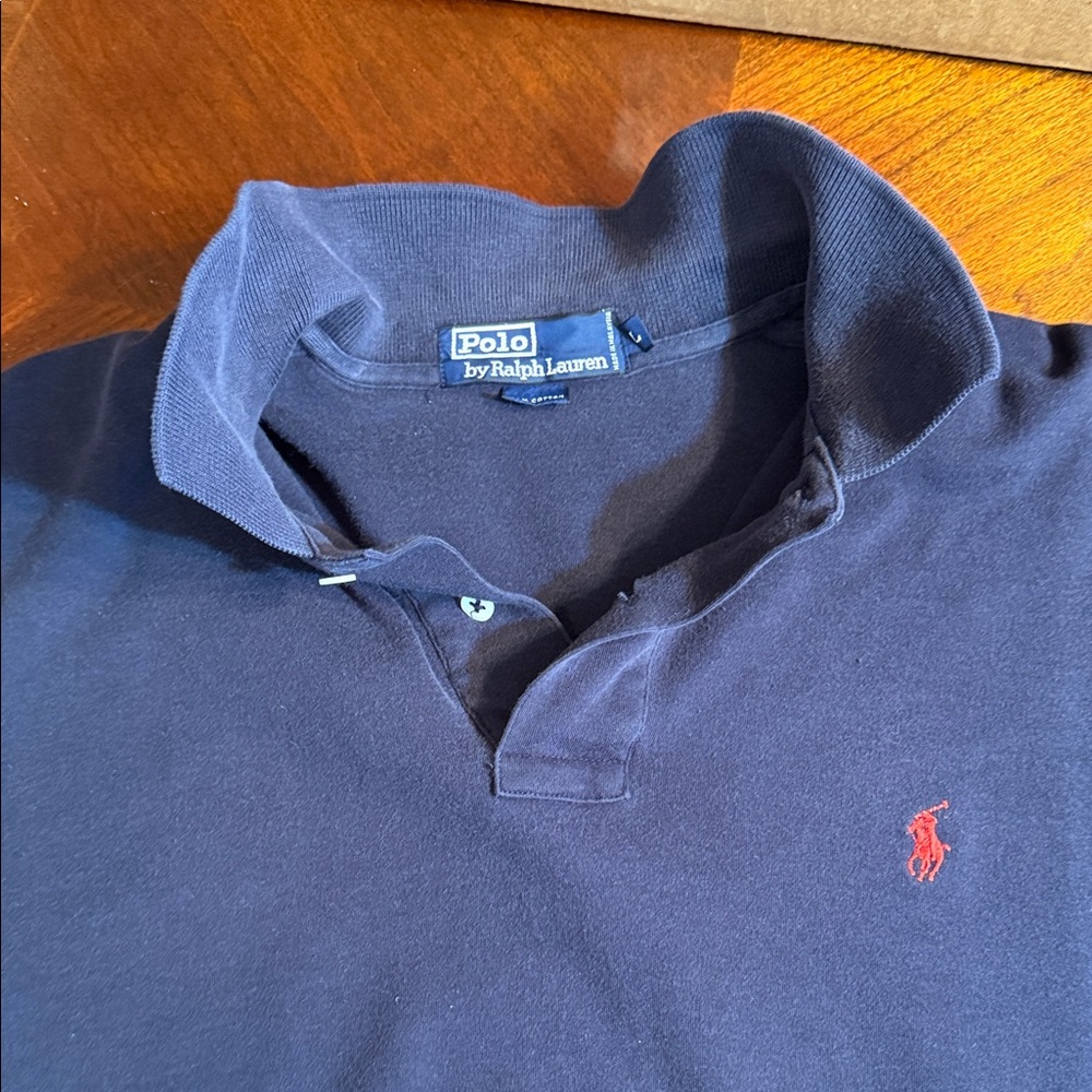 Polo by Ralph Lauren Men's Aqua and Dark Blue Shirts - Bundle 2 - Picture 9 of 10